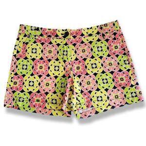 Crown Ivy Women Colorful Chino Short 12 Preppy Classic Vacation Summer Casual